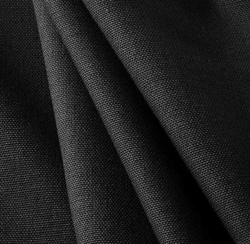 Cotton Canvas 1 Metre (Black)